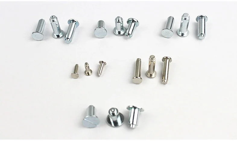 China Manufacturers Fastener Semi Tubular Rivet Tubular Rivets Flat Head Rivet Solid Rivet